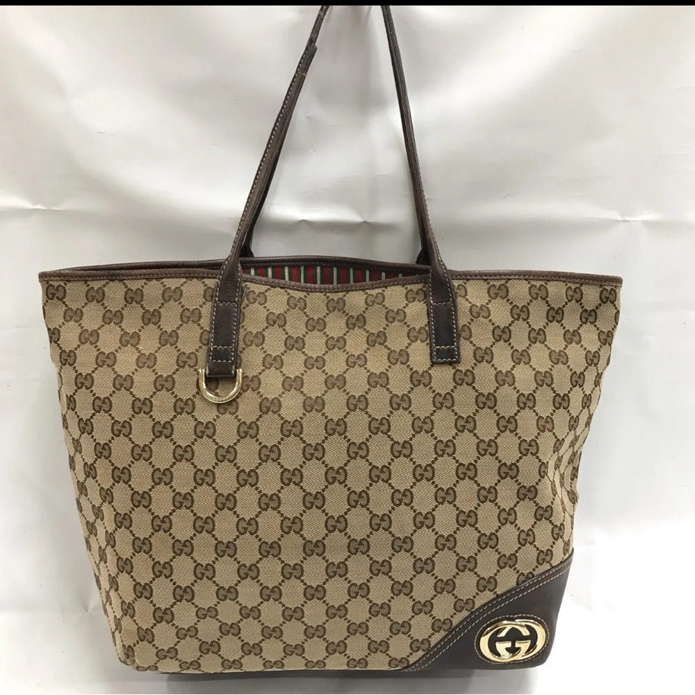 gucci GG canvas tote bag